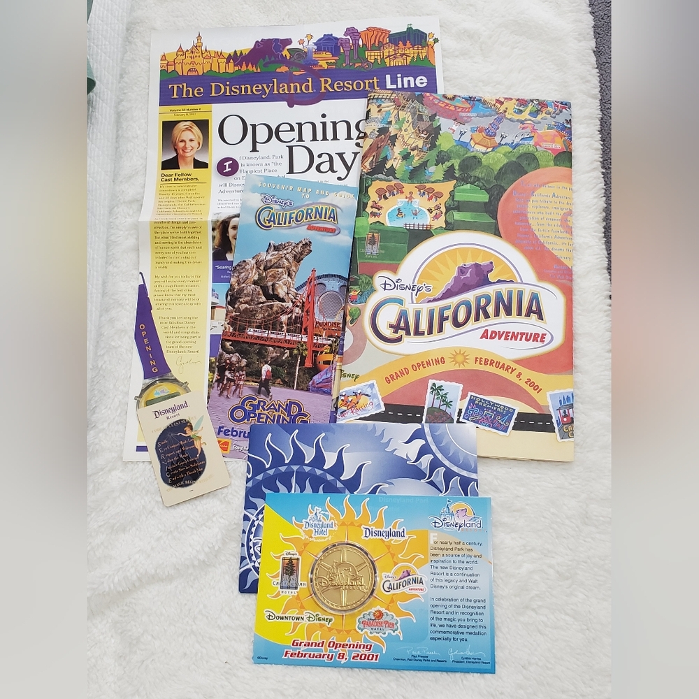 Disney California Adventure Brochure Set